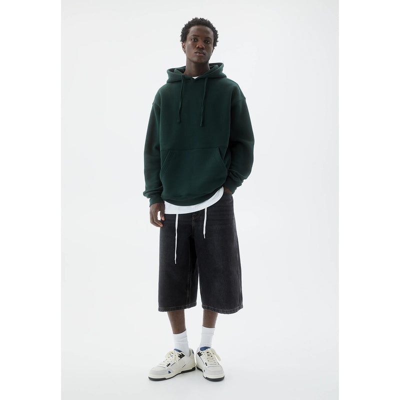 Green Oversized Hooded Sweatshirt | Montivo Pakistan