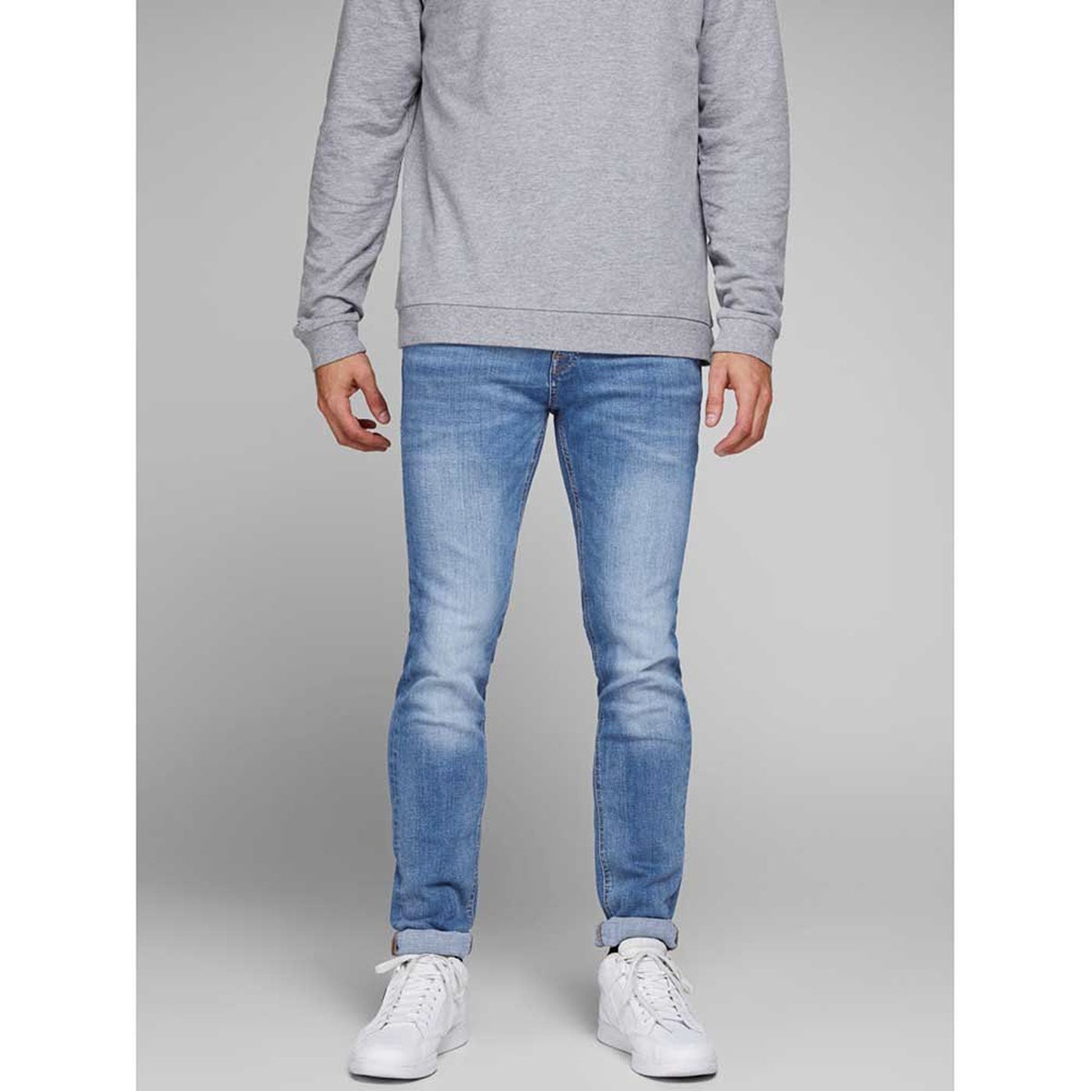 JJ Blue Button Fly Slim Jeans | Montivo Pakistan
