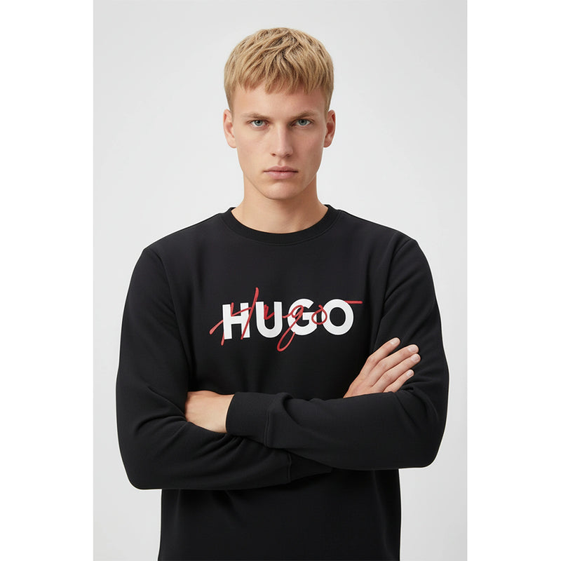 HB Black Signature Logo Sweatshirt | Montivo Pakistan