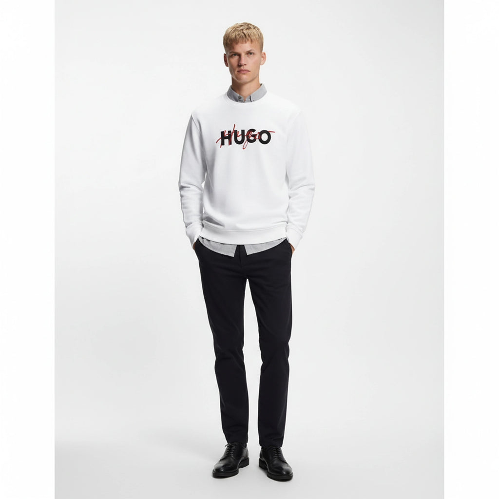 HB White Signature Logo Sweatshirt | Montivo Pakistan