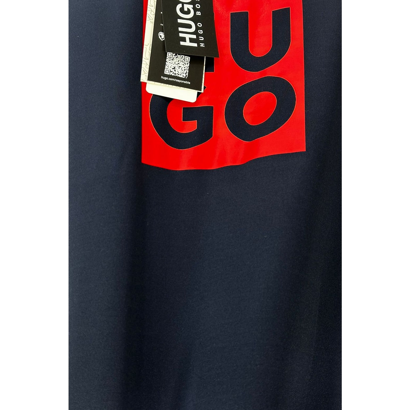 HB Navy Square Logo Sweatshirt | Montivo Pakistan