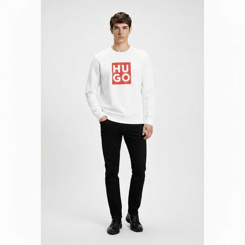 HB White Square Logo Sweatshirt