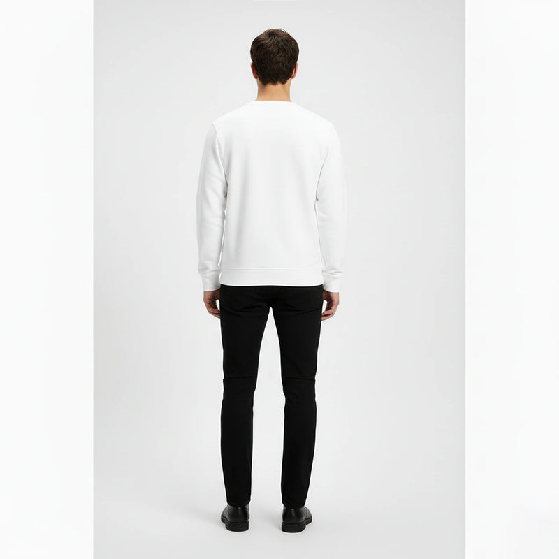 HB White Square Logo Sweatshirt | Montivo Pakistan
