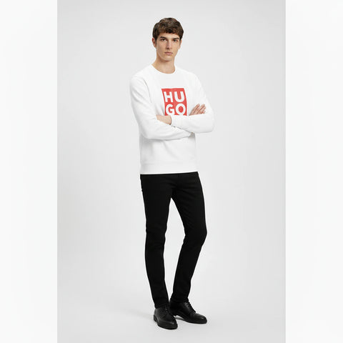 HB White Square Logo Sweatshirt | Montivo Pakistan