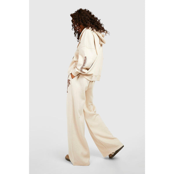 West Coast Slogan Wide Leg Trousers | Montivo Pakistan