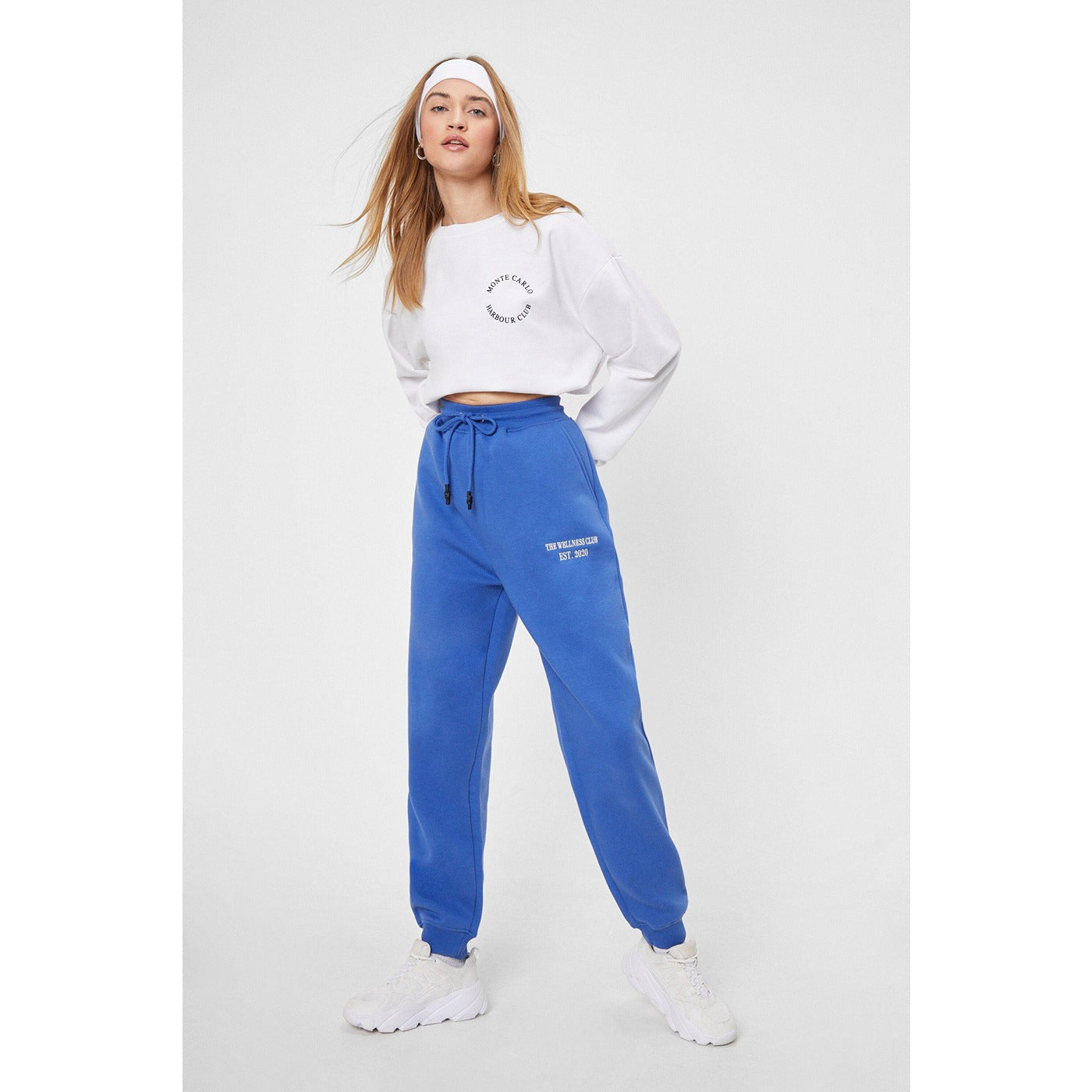 The Wellness Club Blue Joggers | Montivo Pakistan