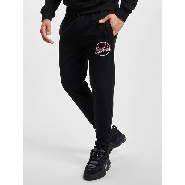 Double Signature Slim Fit Black Joggers | Montivo Pakistan