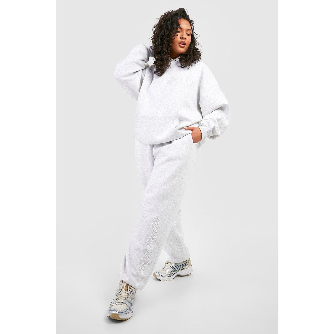 Dsgn Studio 3D Grey Track Pants | Montivo Pakistan