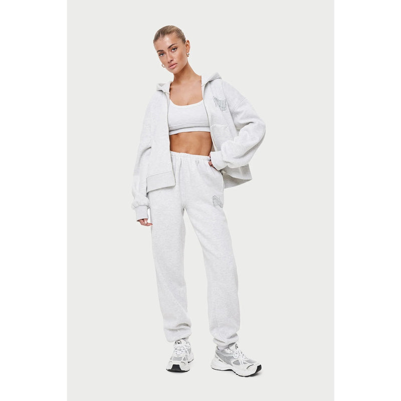 Grey Marl Wave Oversized Cuffed Joggers | Montivo Pakistan