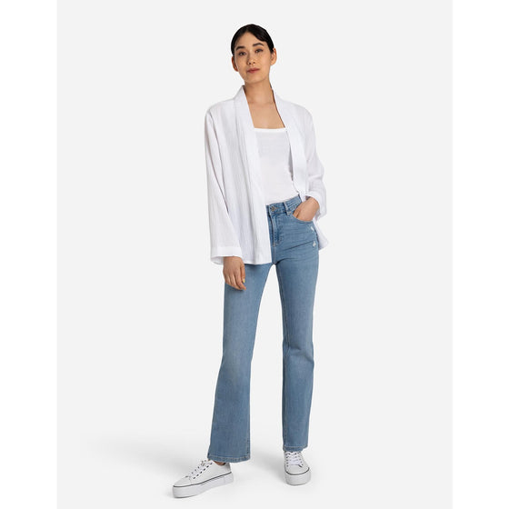 PG1 Light Blue Boot-Cut Jeans | Montivo Pakistan