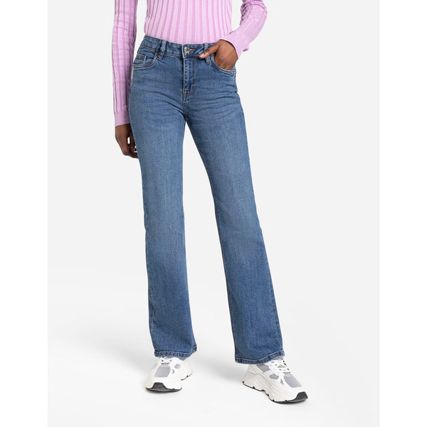 PG1 Mid Blue Boot-Cut Jeans | Montivo Pakistan
