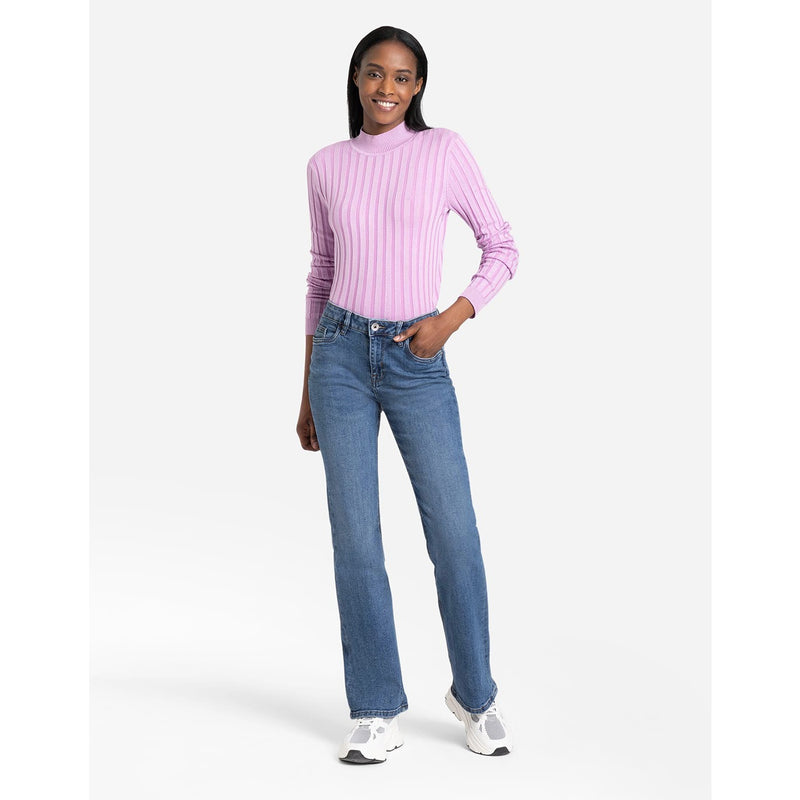 PG1 Mid Blue Boot-Cut Jeans | Montivo Pakistan
