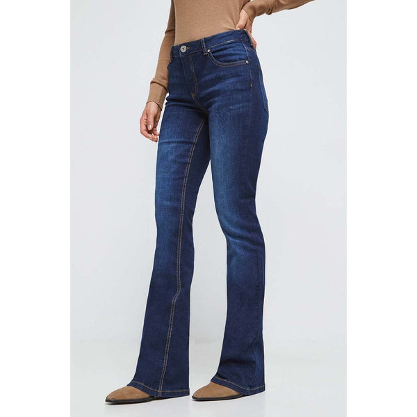 MDCNE Dark Blue Flare Jeans | Montivo Pakistan