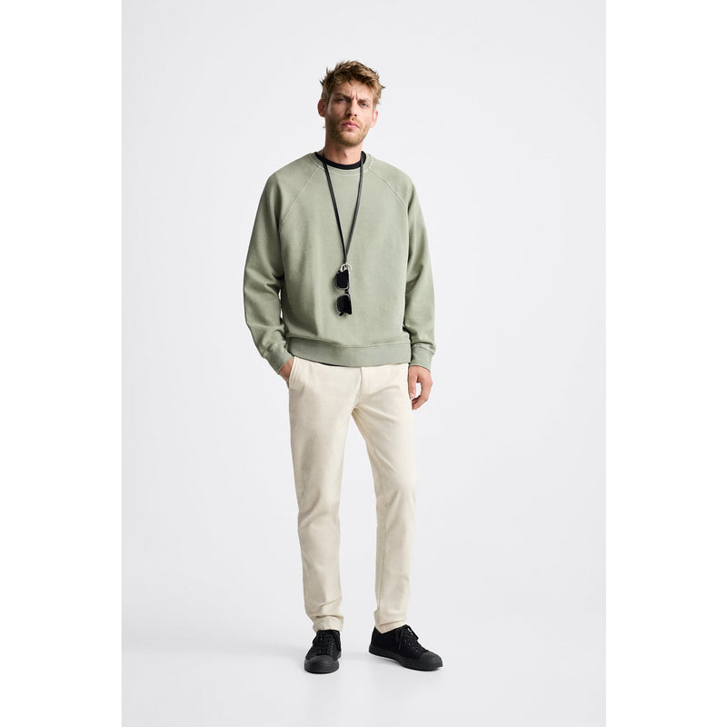 ZR Light Beige Skinny Cotton Chinos | Montivo Pakistan