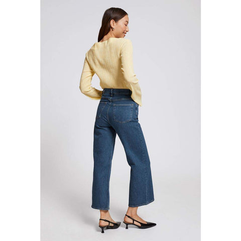 Blue Wide Leg Jeans | Montivo Pakistan