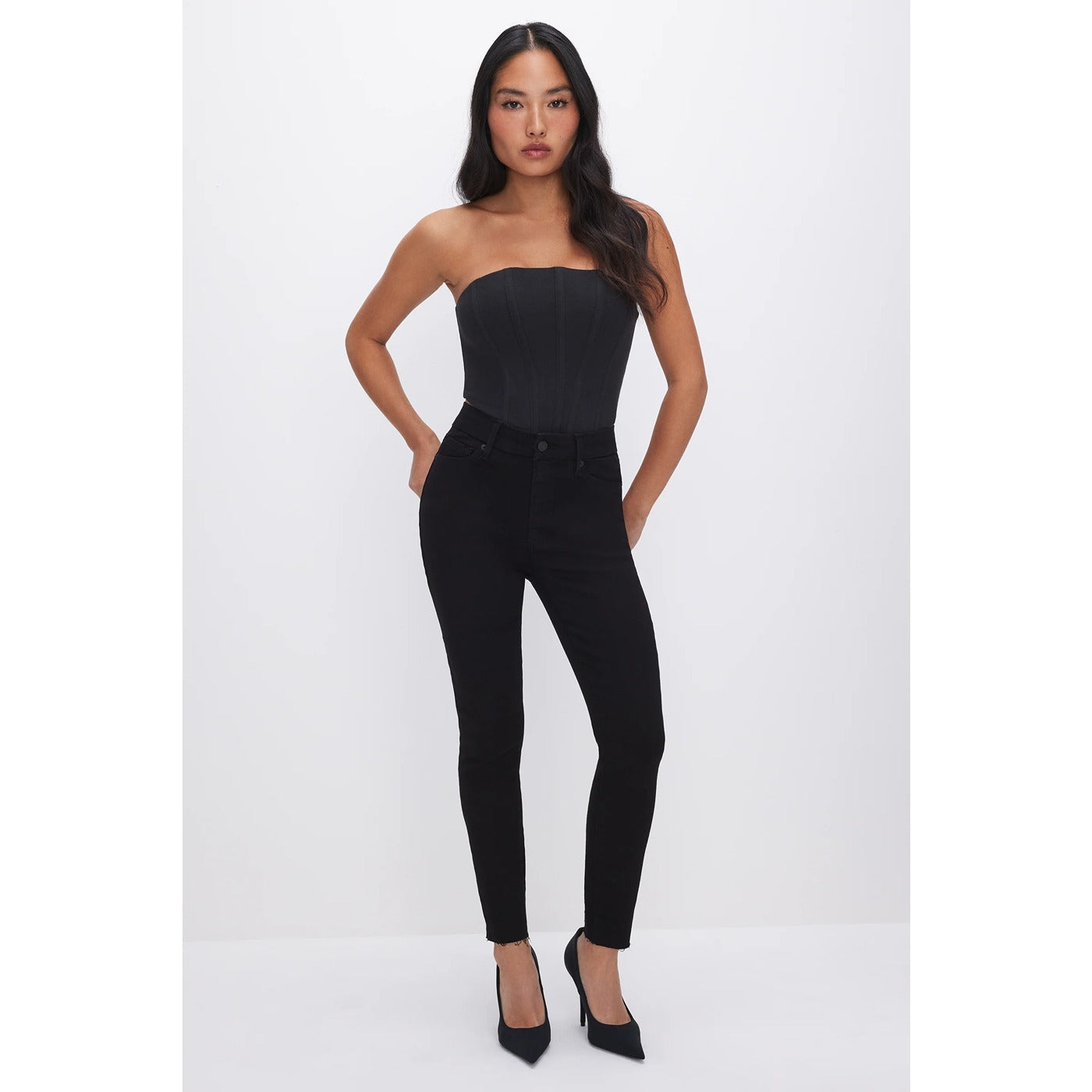 GA Stretchable Skinny Black Jeans | Montivo Pakistan