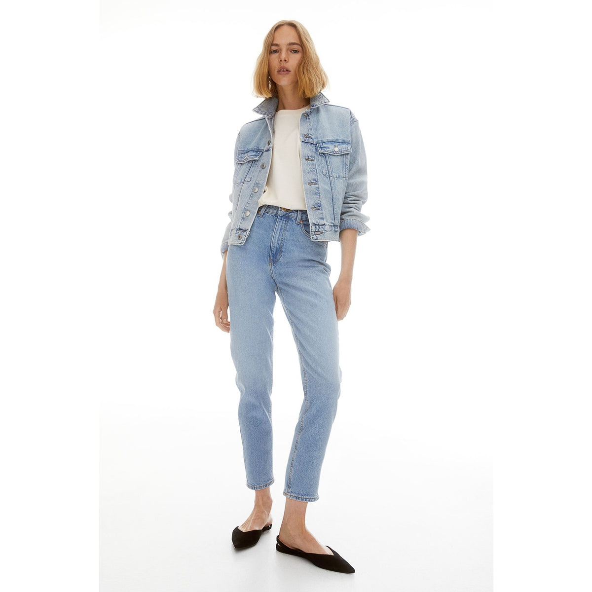 Slim Mom High Ankle Jeans | Montivo Pakistan