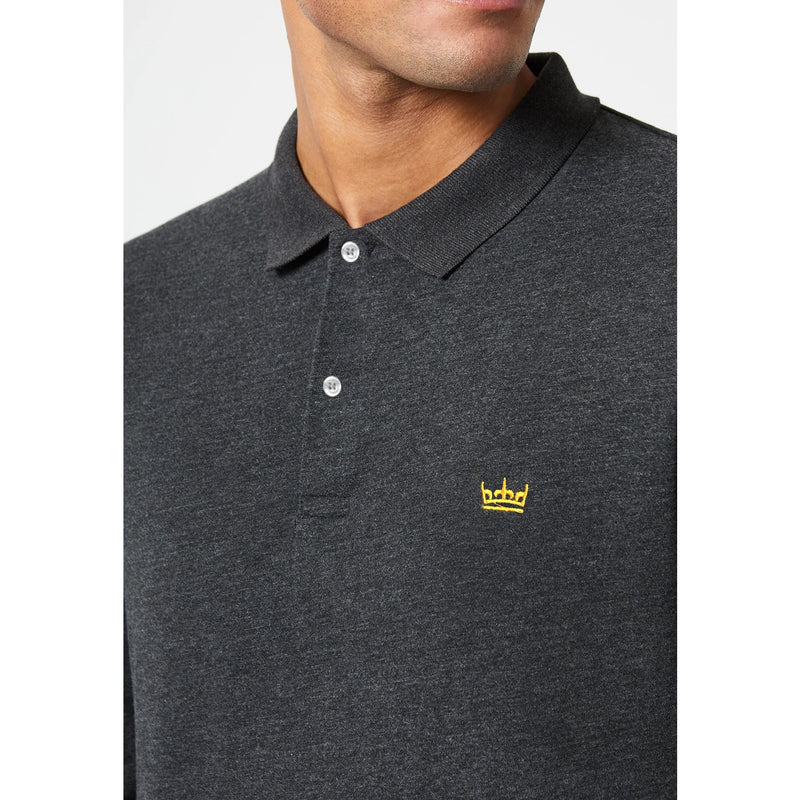 Charcoal Full Sleeves Polo | Montivo Pakistan