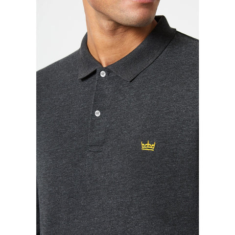 Charcoal Full Sleeves Polo | Montivo Pakistan