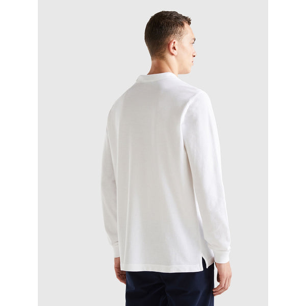 White Full Sleeves Polo | Montivo Pakistan