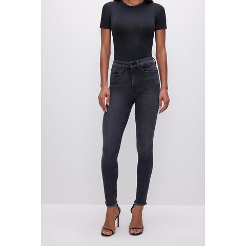 GA Black Skinny Fit Raw Hem Jeans | Montivo Pakistan