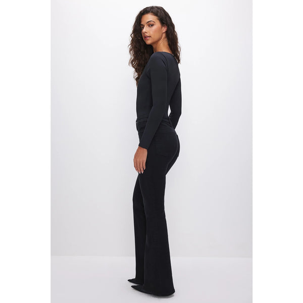 GA Power Stretch Black Flare Jeans | Montivo Pakistan