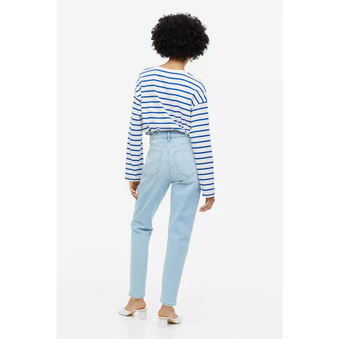 Light Blue Mom High Jeans | Montivo Pakistan
