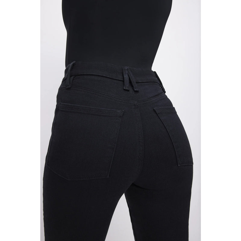 GA Straight Legs Stretchable Black Jeans | Montivo Pakistan