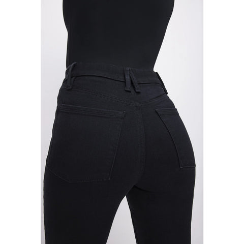 GA Straight Legs Stretchable Black Jeans | Montivo Pakistan