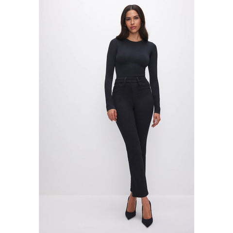 GA Straight Legs Stretchable Black Jeans | Montivo Pakistan