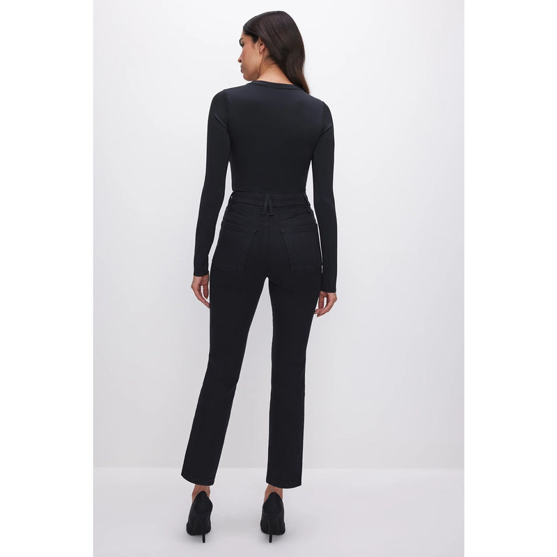 GA Straight Legs Stretchable Black Jeans | Montivo Pakistan