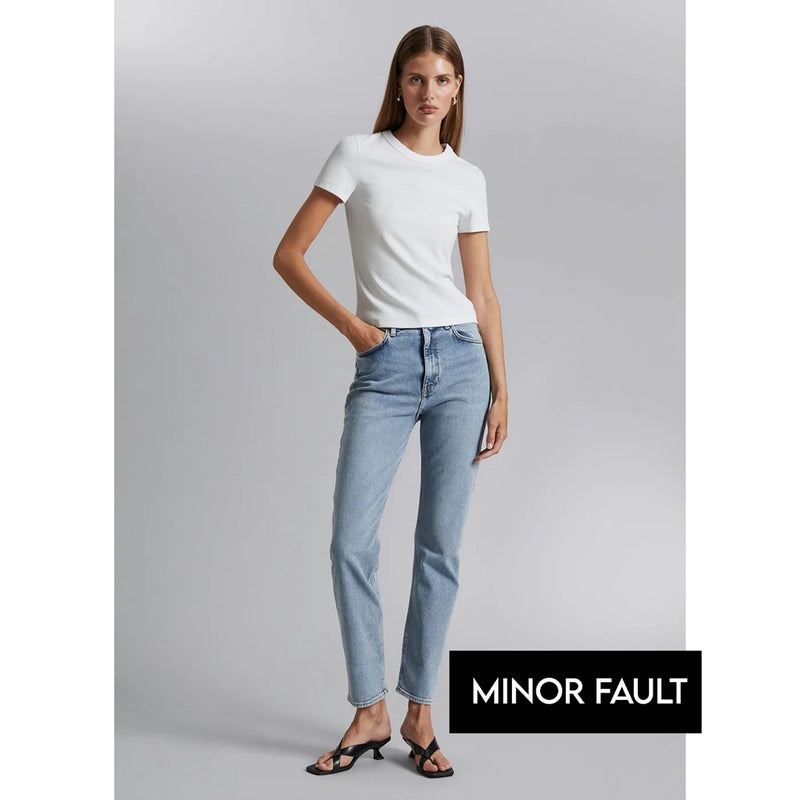(Minor Fault) Slim Mom High Jeans | Montivo Pakistan