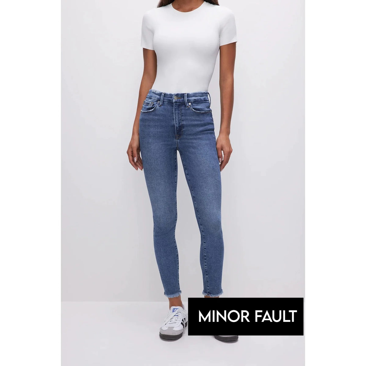 (Minor Fault) Blue Skinny Ripped Jeans | Montivo Pakistan