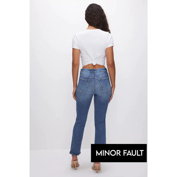 (Minor Fault) Power Stretch Mid Blue Straight Jeans | Montivo Pakistan