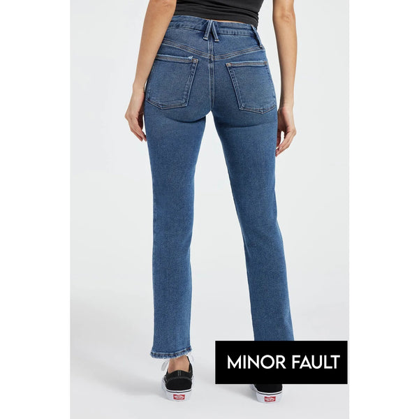 (Minor Fault) Straight Legs Stretchable Blue Jeans | Montivo Pakistan