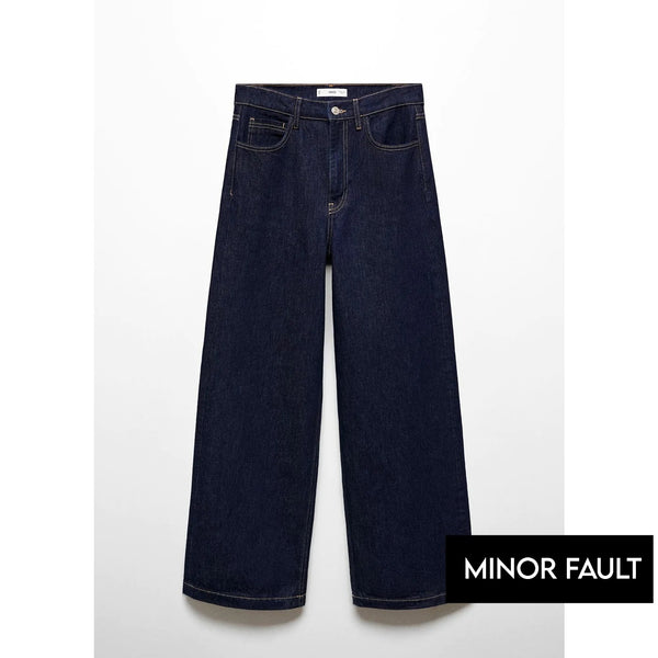 (Minor Fault) Rinse Wash Culotte Jeans | Montivo Pakistan