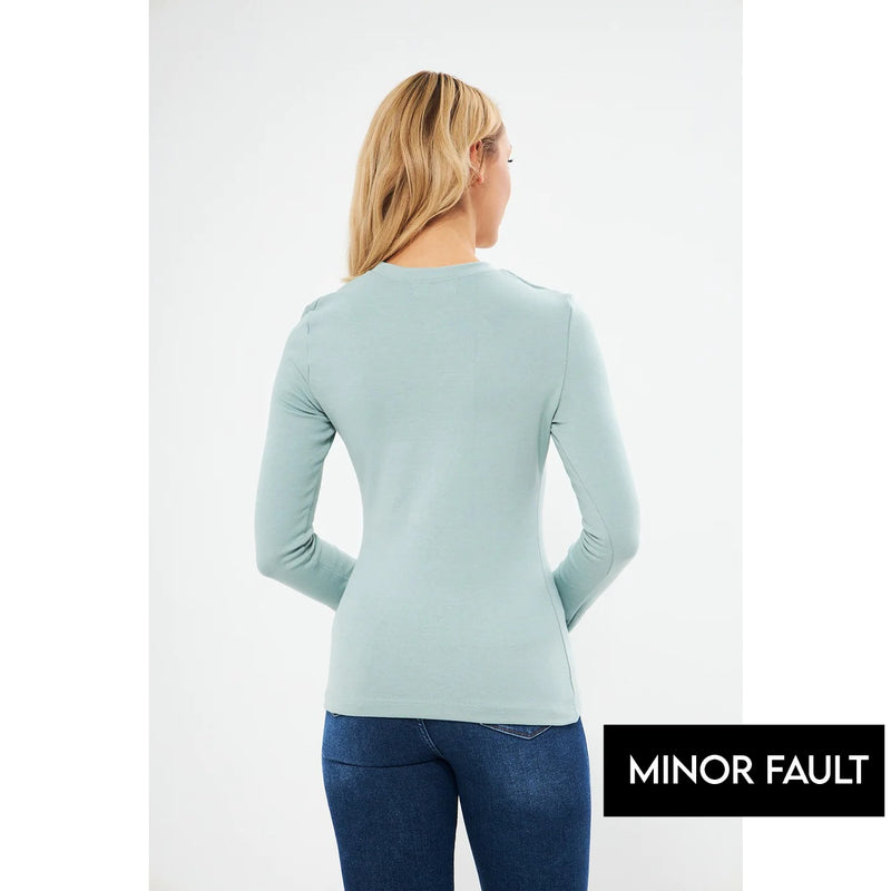 (Minor Fault) Jet Stream Keyhole Rib Top | Montivo Pakistan