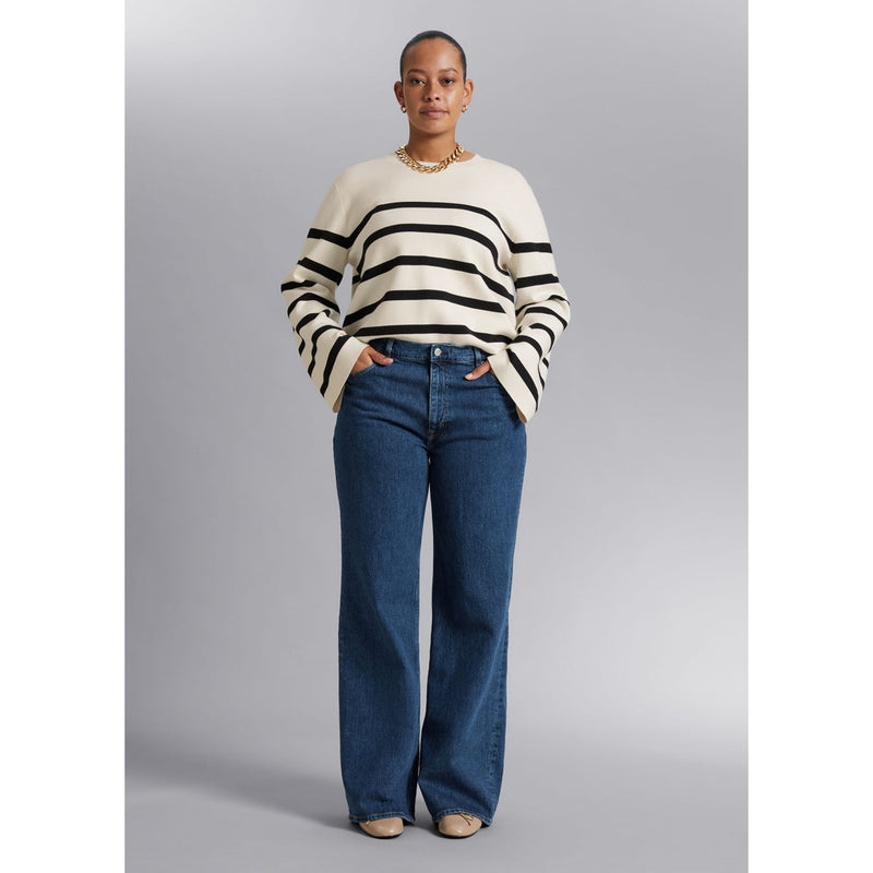 Blue Wide Leg Jeans | Montivo Pakistan