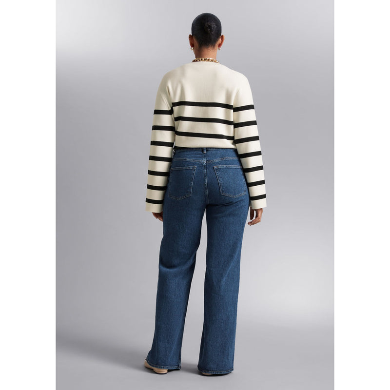 Blue Wide Leg Jeans | Montivo Pakistan