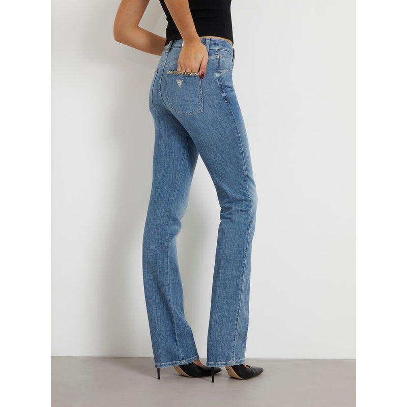 Blue Mid Rise Straight Denim Jeans | Montivo Pakistan