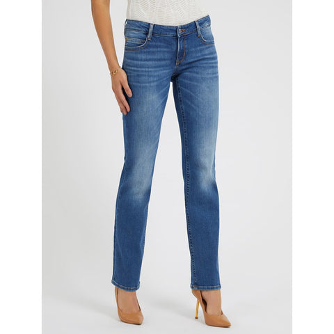 Blue High Rise Straight Jeans | Montivo Pakistan