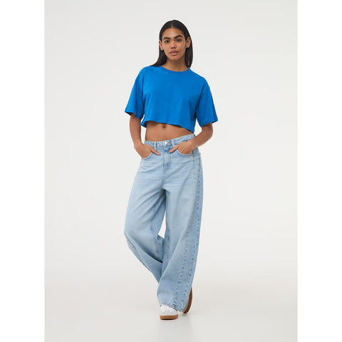 Light Blue Balloon Fit Jeans | Montivo Pakistan