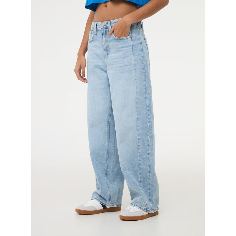 Light Blue Balloon Fit Jeans | Montivo Pakistan