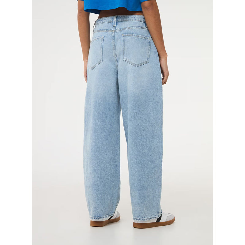 Light Blue Balloon Fit Jeans | Montivo Pakistan