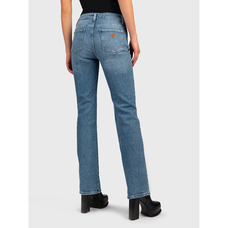 Blue Mid Rise Sexy Straight Jeans | Montivo Pakistan