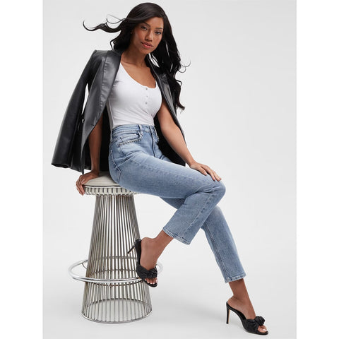 Girly Crystal Straight Jeans | Montivo Pakistan