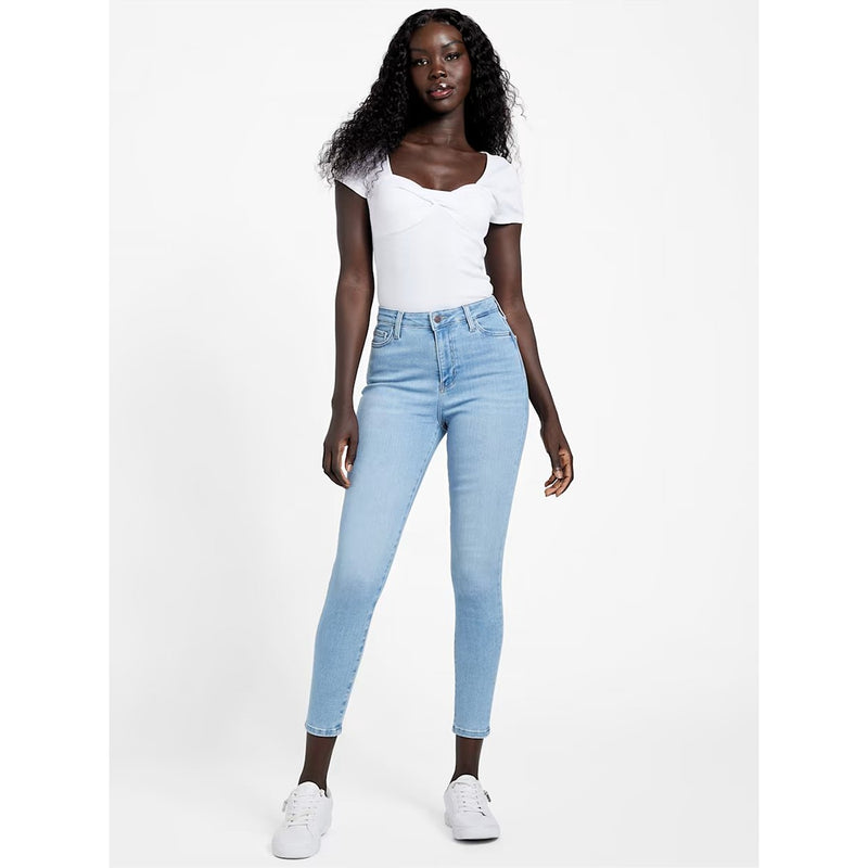 Light Blue High Rise Skinny Jeans | Montivo Pakistan