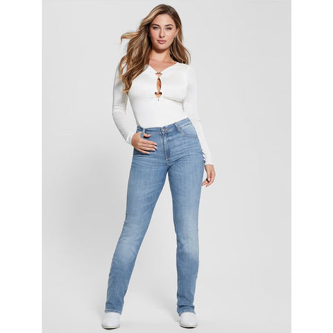 Light Blue Mid Sexy Straight Jeans | Montivo Pakistan