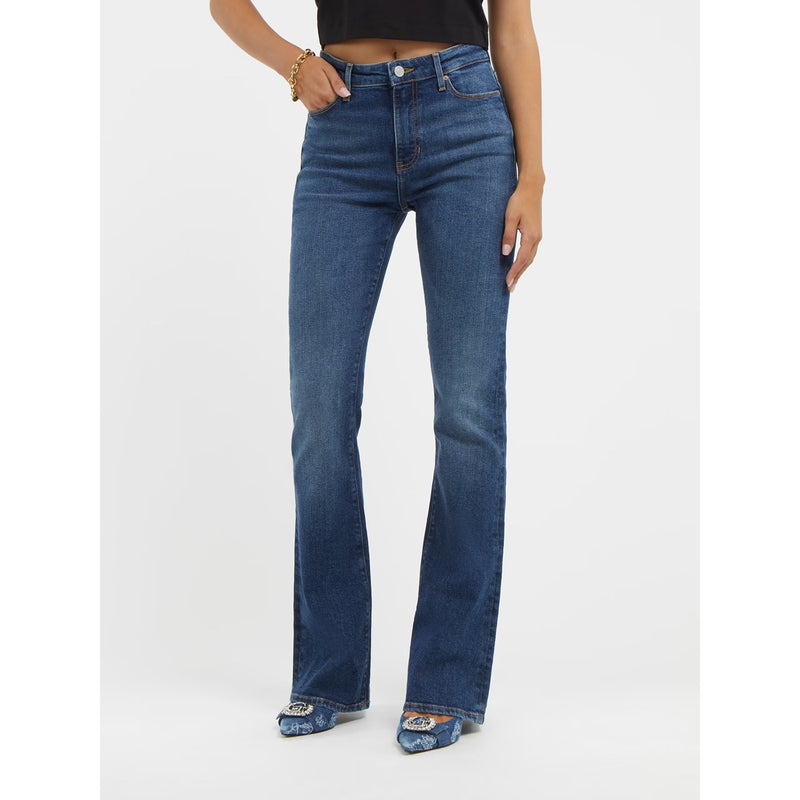 Blue High Rise Flare Jeans | Montivo Pakistan