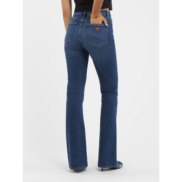 Blue High Rise Flare Jeans | Montivo Pakistan